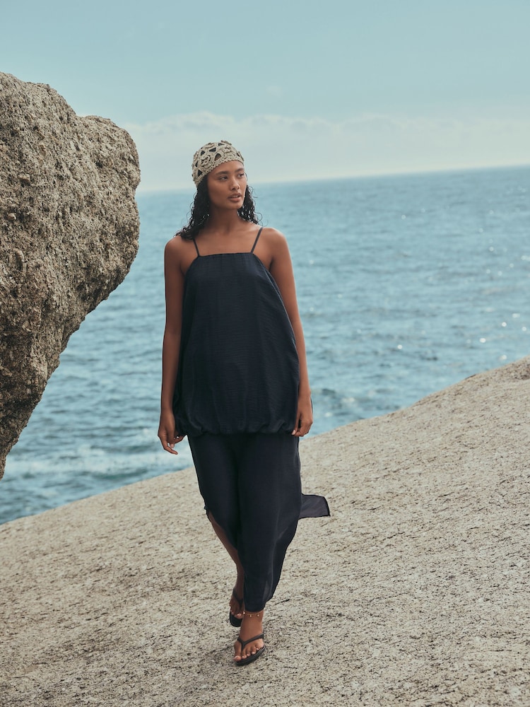 Navy Column Skirt - Image 4 of 4