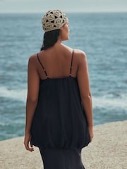 Azul marino - Strappy Bubble Hem Cami Top - Imagen 5 de 9