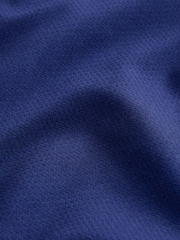 Sapphire Blue Regular Fit Cotton Rich Textured Easy Care Smart Shirt - Image 8 of 8