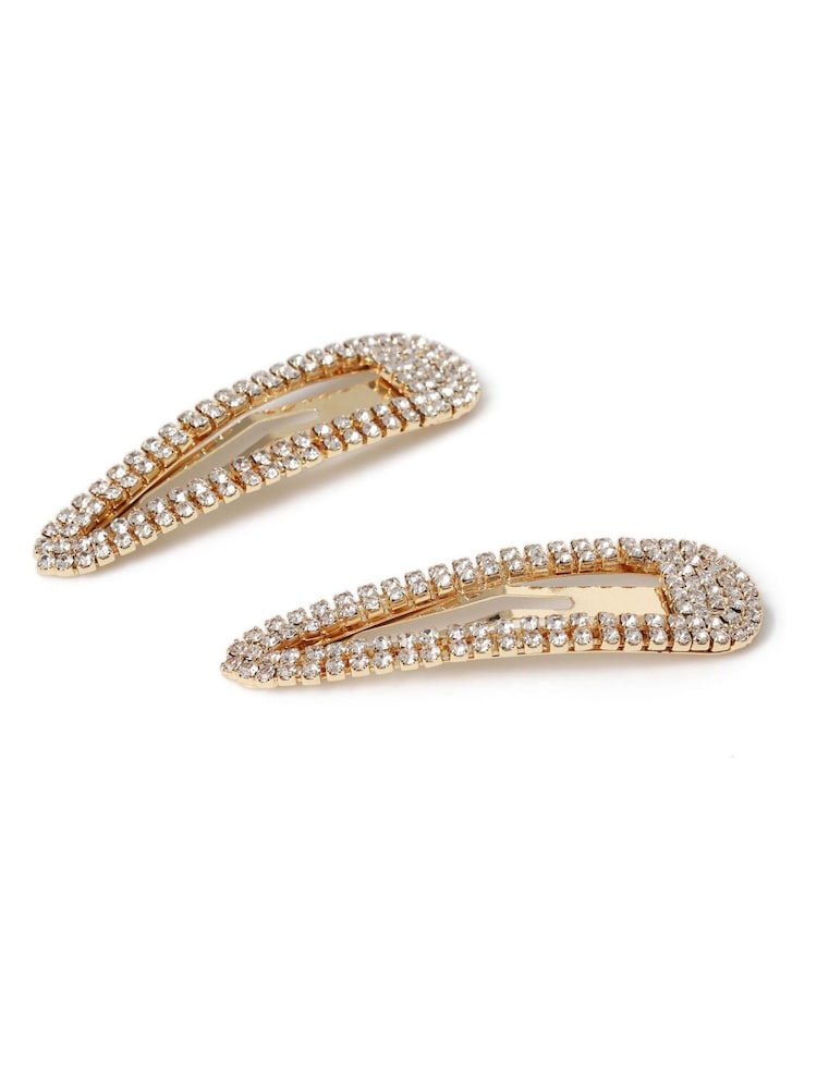 Aela Rhinestone Hair Clips Multipack - Image 2 of 2 Aela Rhinestone Hair Clips Multipack - Image 2 of 2