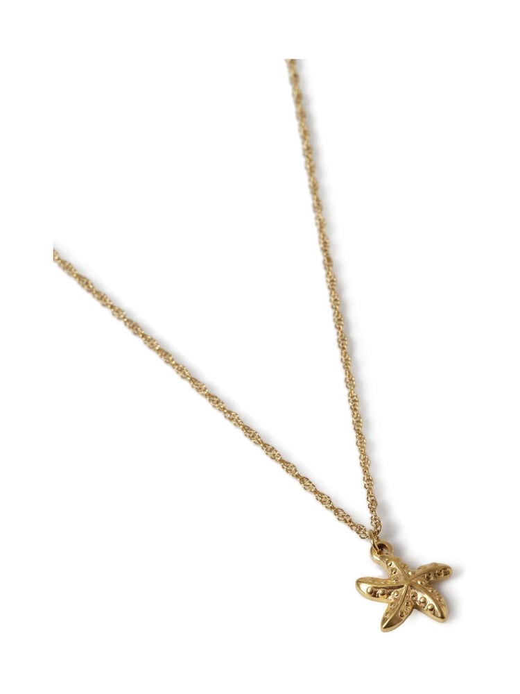 Aela Gold Tone Stainless Steel Starfish Necklace - Image 3 of 3