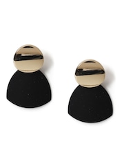 Aela Matte Mini Drop Black Earrings - Image 1 of 2