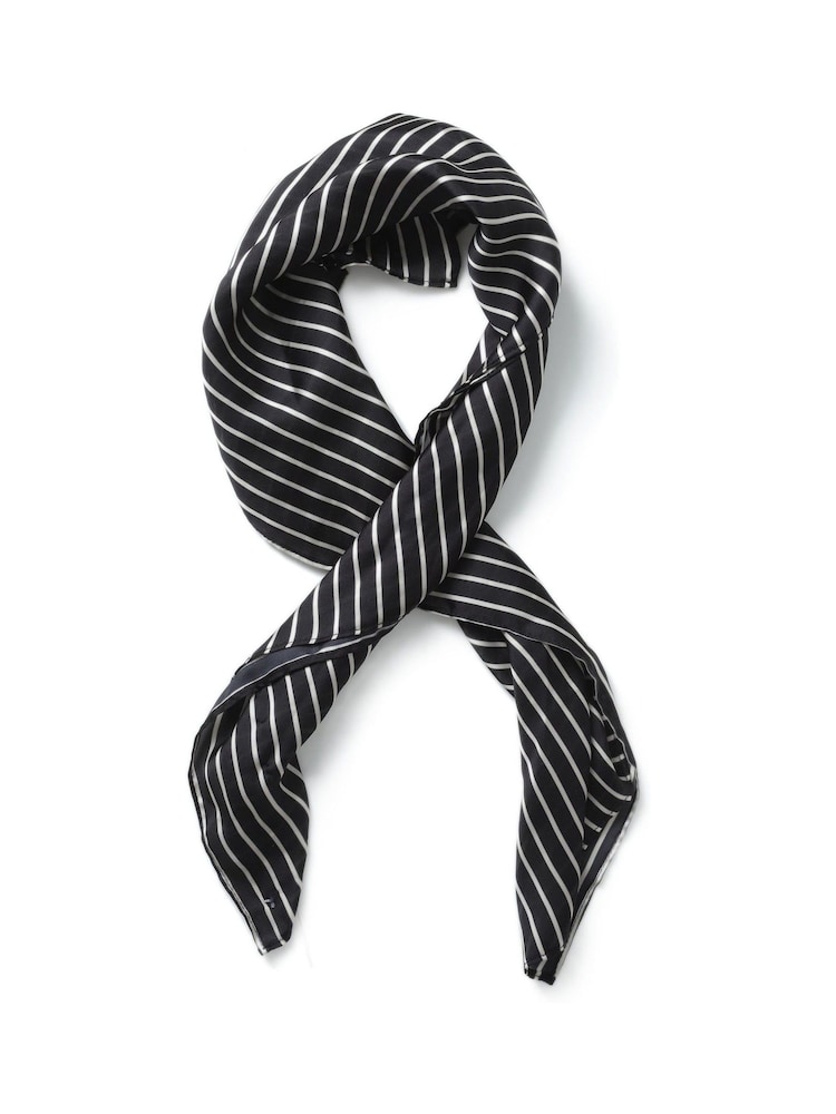 Aela Black Printed Scarf - Image 1 of 2