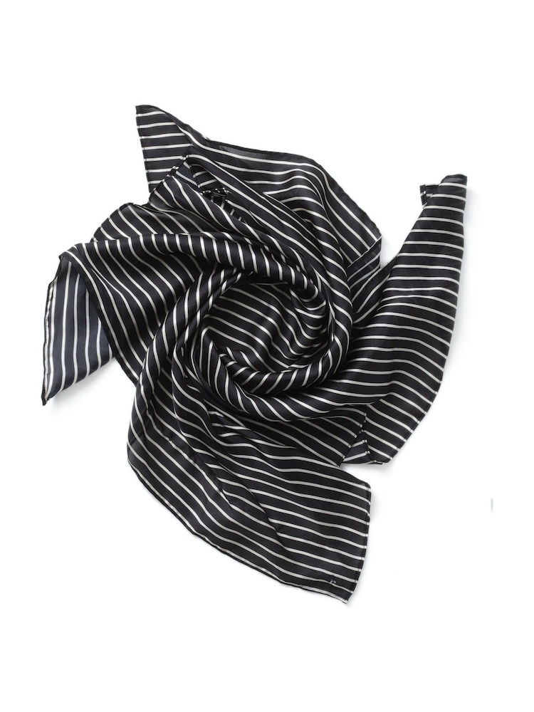 Aela Black Printed Scarf - Image 2 of 2