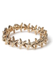 Aela Gold Tone Starfish Stretch Bracelet - Image 1 of 2
