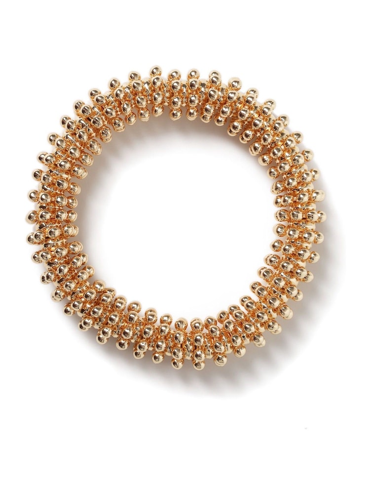 Aela Gold Tone Bobble Stretch Bracelet - Image 1 of 2