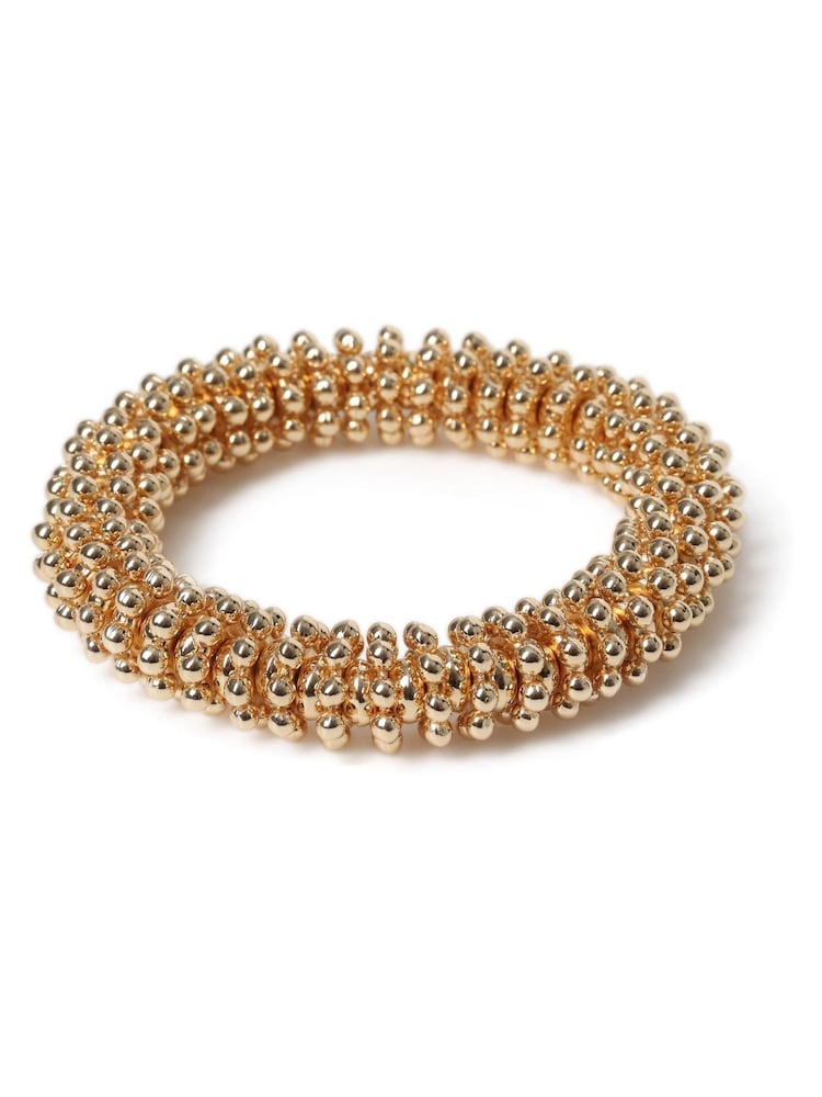 Aela Gold Tone Bobble Stretch Bracelet - Image 2 of 2