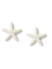 Aela Matte Starfish White Earrings - Imagen 1 de 2