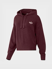 Rojo burdeos - adidas Originals Essential Knit Hoodie - Imagen 10 de 11