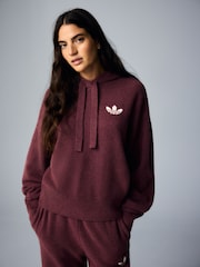 Rojo burdeos - adidas Originals Essential Knit Hoodie - Imagen 4 de 11