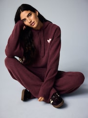 Rojo burdeos - adidas Originals Essential Knit Hoodie - Imagen 8 de 11