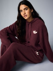 Rojo burdeos - adidas Originals Essential Knit Hoodie - Imagen 9 de 11