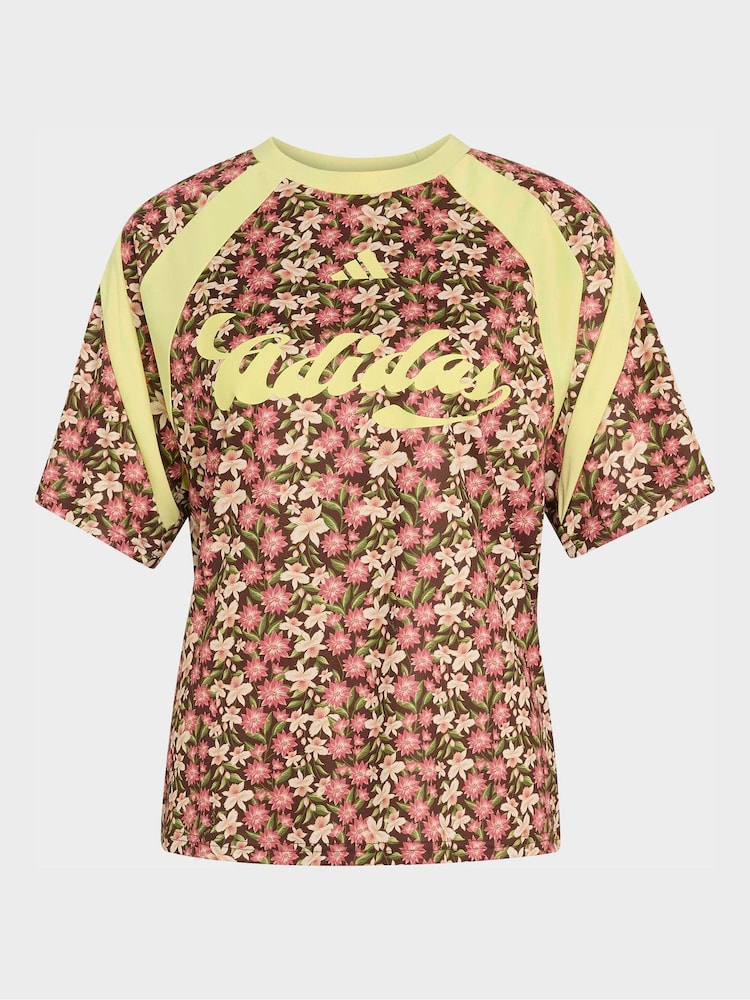 adidas Brown Farm Jersey T-Shirt - Image 1 of 1