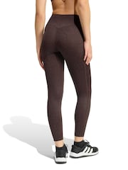 adidas Brown Optime PrimeLift Leggings - Image 2 of 6