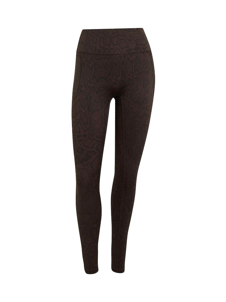 adidas Brown Optime PrimeLift Leggings - Image 6 of 6