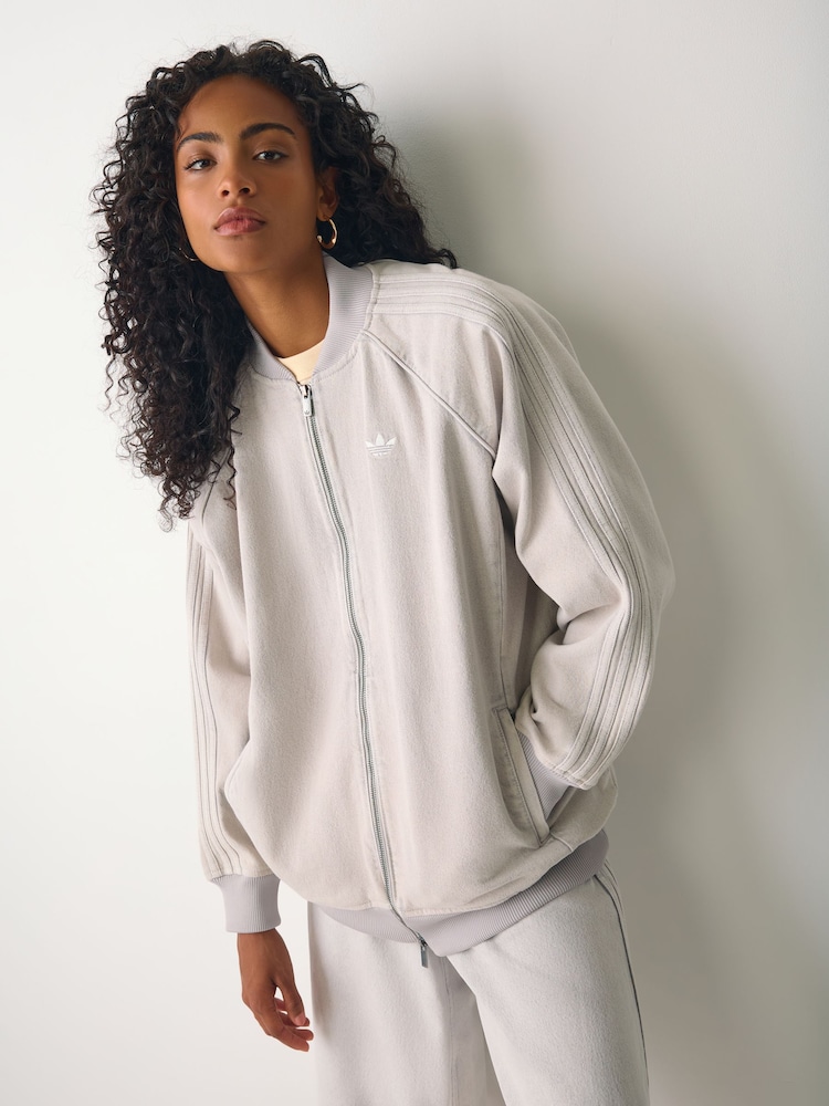 Свободная джинсовая куртка adidas Originals - Изображение 1 6