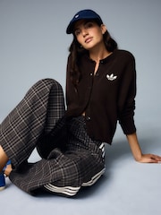 adidas Originals Dark Brown Essential Knit Cardigan - Image 11 of 19