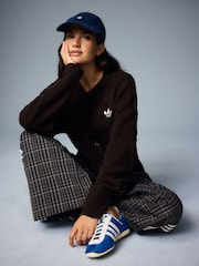 adidas Originals Dark Brown Essential Knit Cardigan - Image 8 of 19