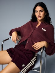 adidas Originals Brown Essential Knit Cardigan - Image 10 of 17