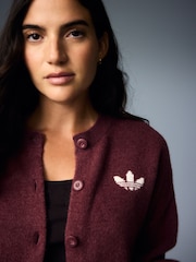 adidas Originals Brown Essential Knit Cardigan - Image 12 of 17