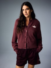 adidas Originals Brown Essential Knit Cardigan - Image 14 of 17