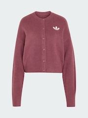 adidas Originals Brown Essential Knit Cardigan - Image 17 of 17