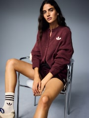 adidas Originals Brown Essential Knit Cardigan - Image 7 of 17