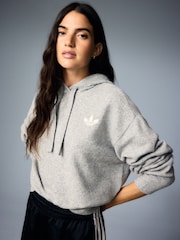 Сірий - adidas Originals Essential Knit Hoodie - Image 6 of 11