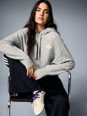 Сірий - adidas Originals Essential Knit Hoodie - Image 8 of 11