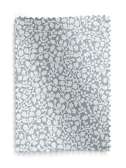 Blue Floral Chenille Made to Measure Roman Blind - Image 4 of 5