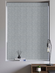 Blue Floral Chenille Made to Measure Roman Blind - Image 6 of 7