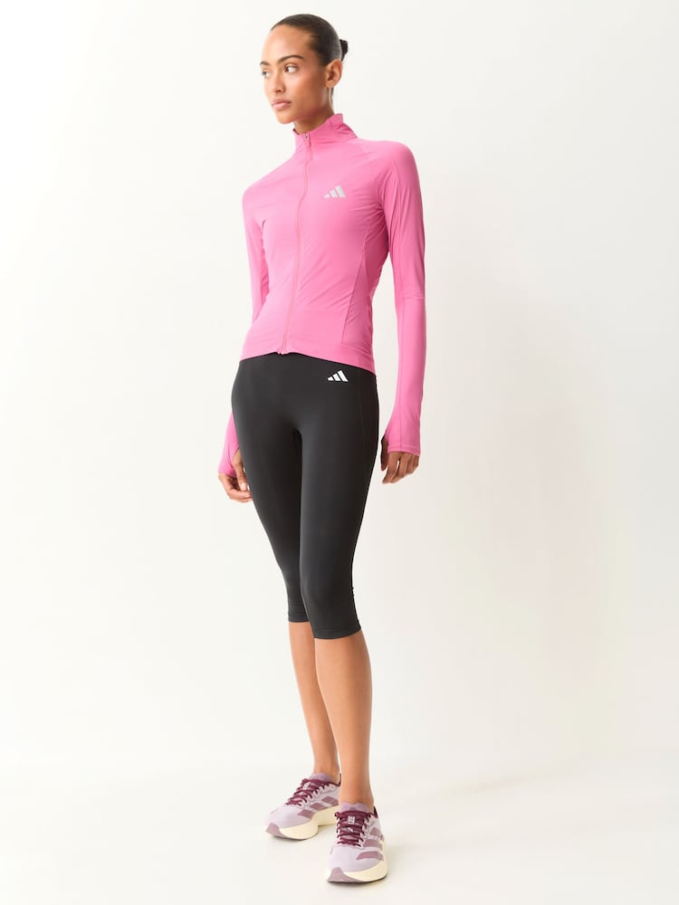 adidas Dark Pink adi365 Run Jacket - Image 2 of 5 adidas Dark Pink adi365 Run Jacket - Image 2 of 5