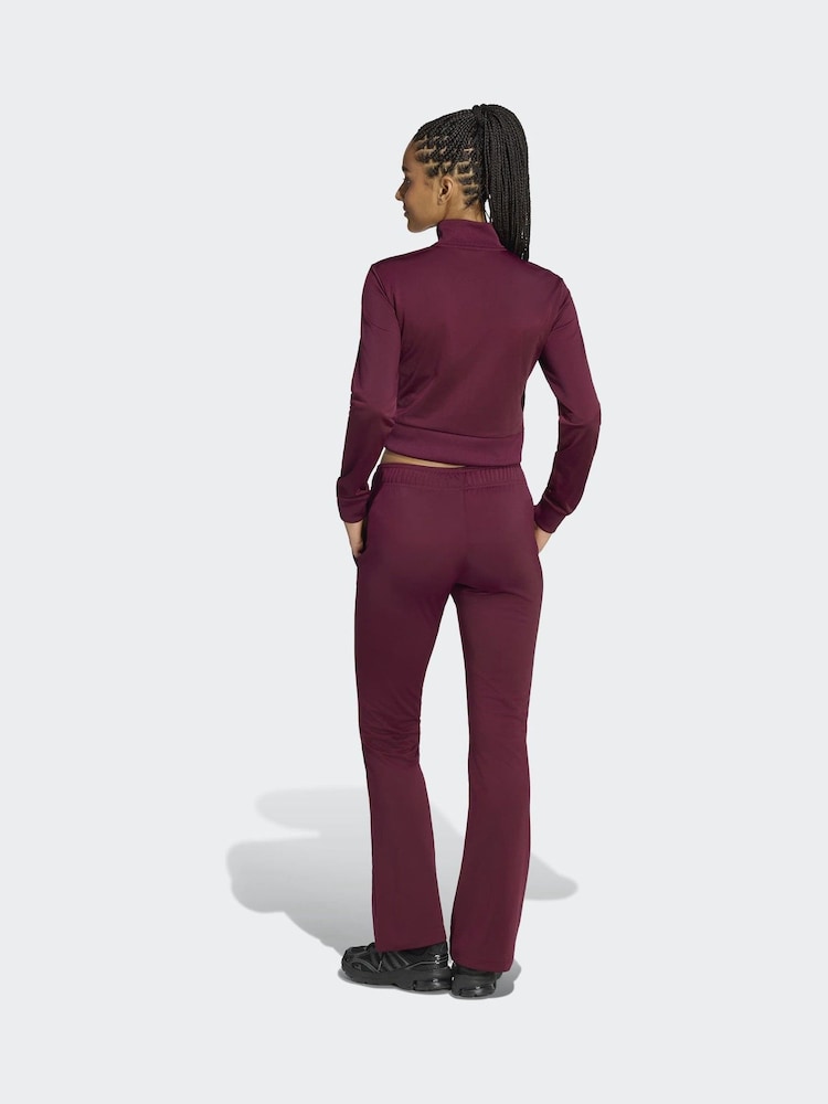 adidas Maroon Red Glam Tracksuit - Image 2 of 5 adidas Maroon Red Glam Tracksuit - Image 2 of 5