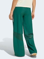 Dunkelgrün - adidas Hyperglam Wide Leg Trousers - Bild 2 von 6
