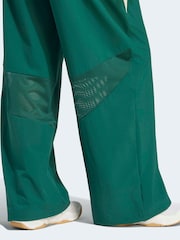 Dunkelgrün - adidas Hyperglam Wide Leg Trousers - Bild 5 von 6