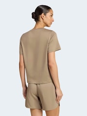 adidas Brown Workout Essentials Crew Neck T-Shirt - Image 3 of 7