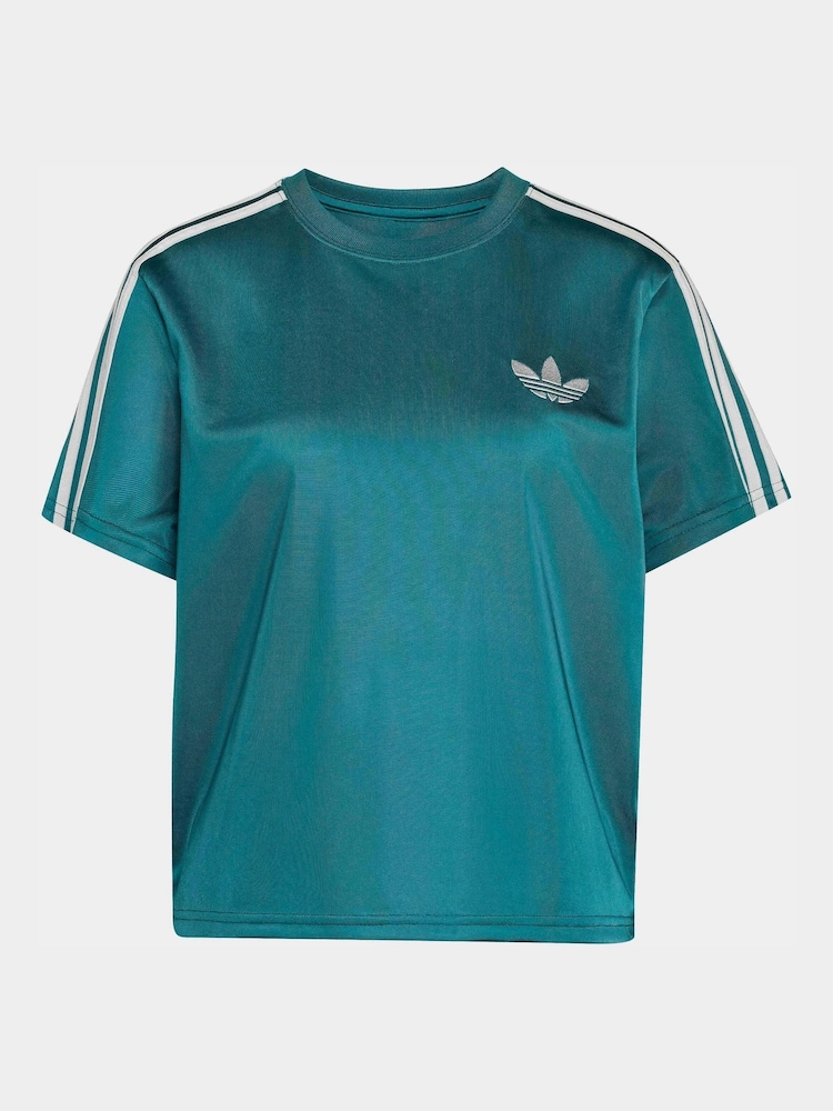 Grün/Weiß - adidas originals Firebird T-Shirt - Bild 4 von 4