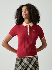 adidas originals Red Polo Shirts - Image 1 of 4