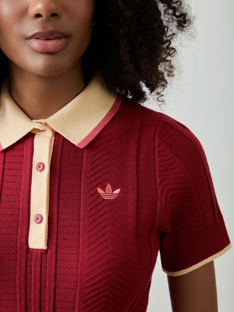 adidas originals Red Polo Shirts - Image 4 of 4 adidas originals Red Polo Shirts - Image 4 of 4