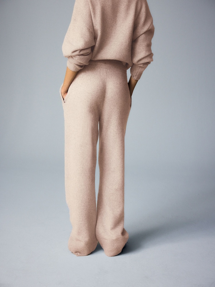 adidas Originals Brown Essential Knit Trousers - Image 2 of 4 adidas Originals Brown Essential Knit Trousers - Image 2 of 4
