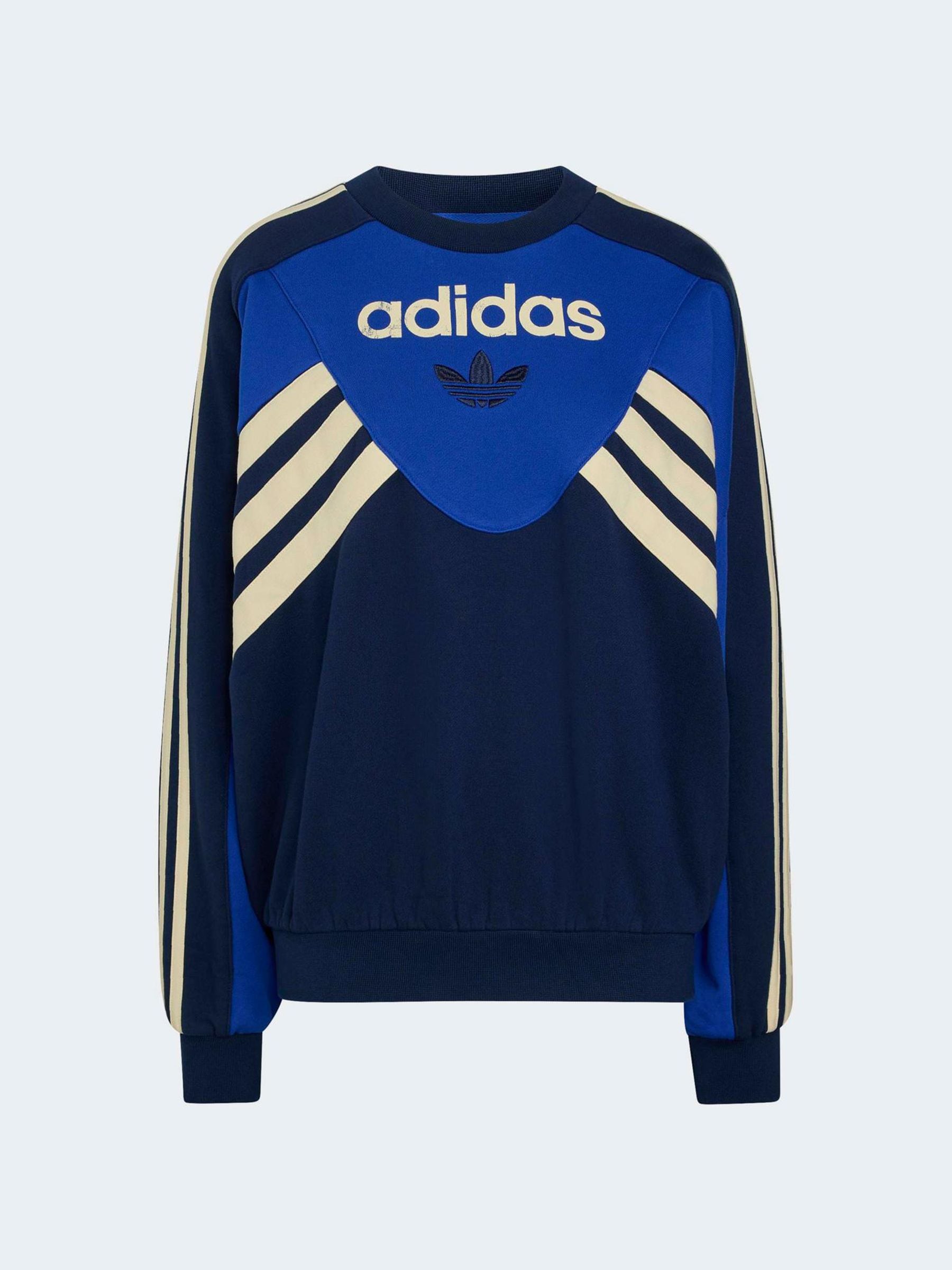 Buy adidas Originals Blue Graphic Crew Neck Sweat Top from Next USA