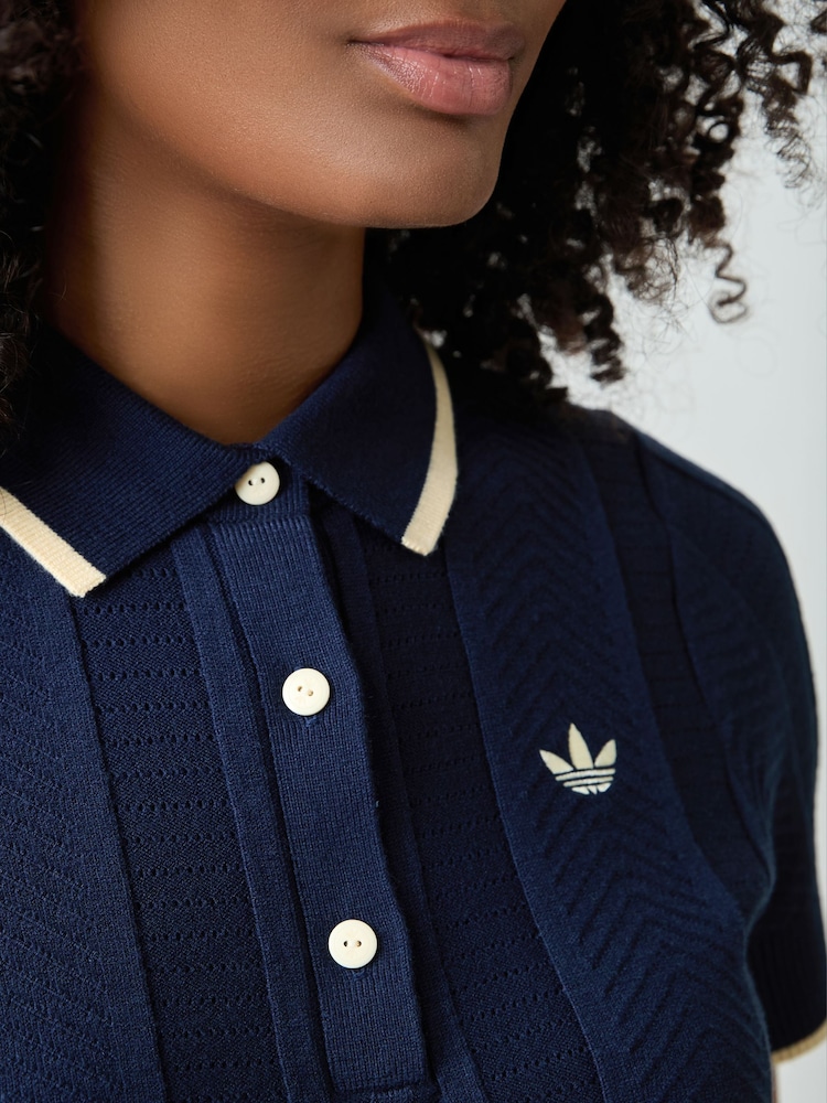 adidas originals Navy Polo Shirts - Image 5 of 5 adidas originals Navy Polo Shirts - Image 5 of 5