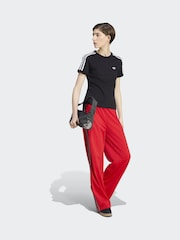 adidas Originals Black/Grey Pinstripe Short Sleeve T-Shirt - Image 1 of 4
