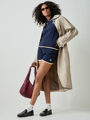 adidas Originals Blue Cable Knit Shorts - Image 2 of 6