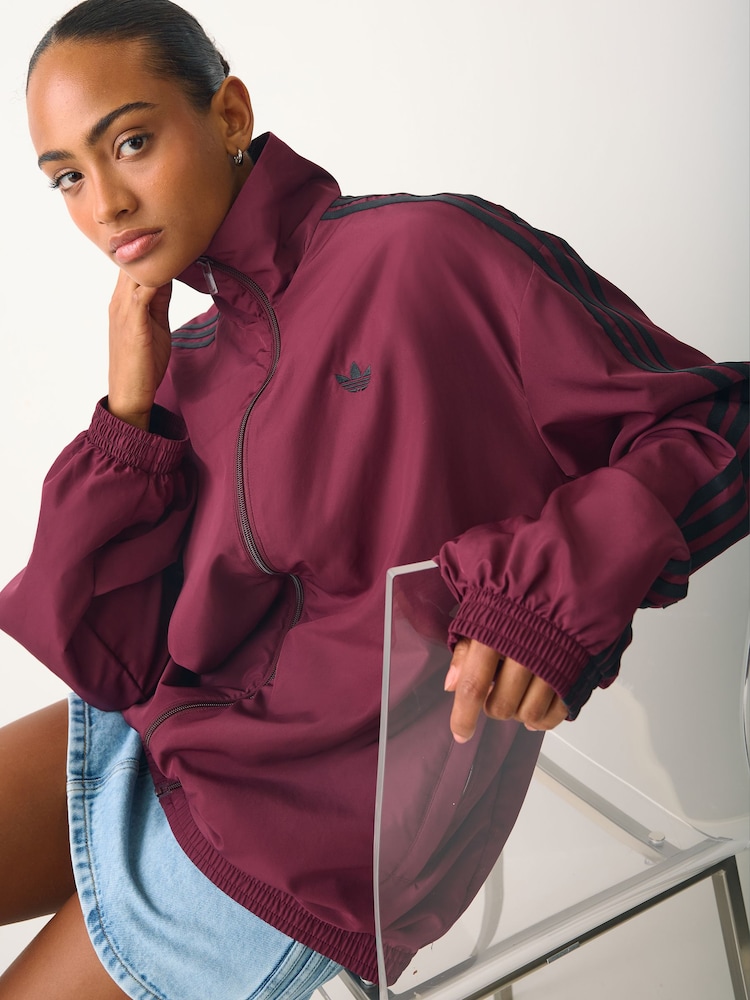 adidas Originals Red Firebird Track Top - Image 1 of 4