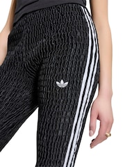 adidas Originals Black 3-Stripes Capris Trousers - Image 4 of 6