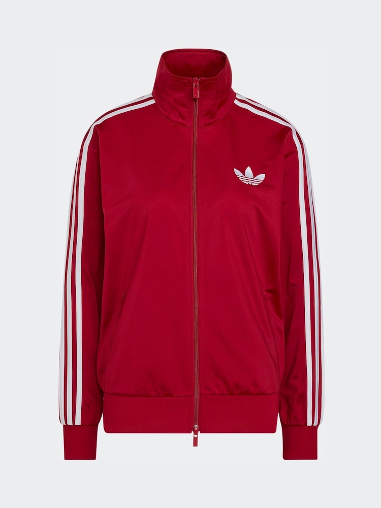 adidas Originals Red Firebird Loose Track Top - Image 1 of 1 adidas Originals Red Firebird Loose Track Top - Image 1 of 1