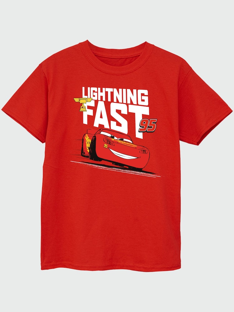 Brands In Red Disney Cars T-Shirts 3 Pack - Image 4 of 4