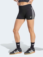 adidas Originals Black Training Sport Superstar Shorts - Image 1 of 7