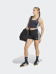 adidas Originals Black Training Sport Superstar Shorts - Image 6 of 7